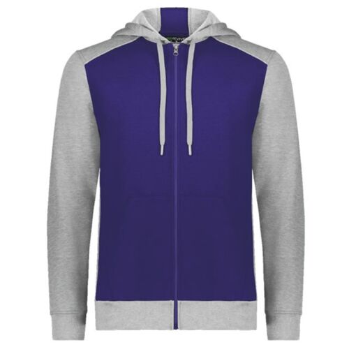 Youth Eco Revive™ Three-Season Triblend Fleece Full-Zip Hooded Sweatshirt Thumbnail