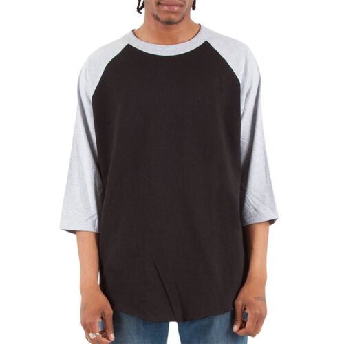 Unisex Three-Quarter Sleeve Raglan T-Shirt Thumbnail