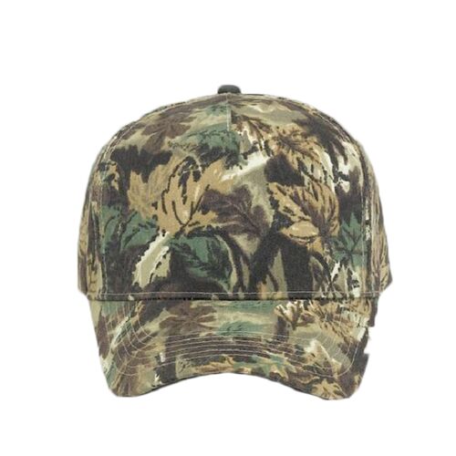 OTTO CAP Camouflage 5 Panel Mid Profile Baseball Cap Thumbnail