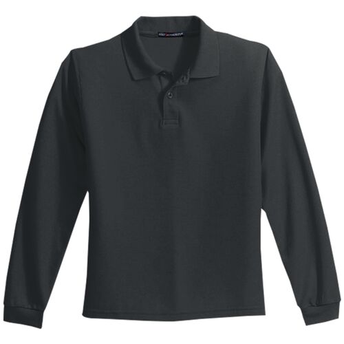 Youth Long Sleeve Silk Touch Polo Thumbnail